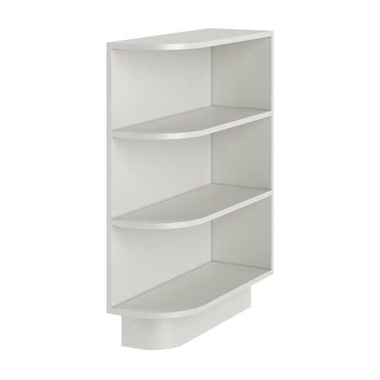 What-Not Shelf Base Kitchen Cabinet BWNT9 Milan Pearl 9 in. width 34.5 in. height 24 in. depth - Kitchen Cabinets