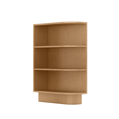 What-Not Shelf Base Kitchen Cabinet BWNT9 Shaker Toffee LessCare 9 in. width 34.5 in. height 24 in. depth - Kitchen