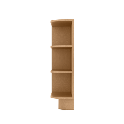 What-Not Shelf Base Kitchen Cabinet BWNT9 Shaker Toffee LessCare 9 in. width 34.5 in. height 24 in. depth - Kitchen
