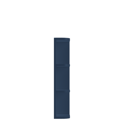 What-Not-Shelf Kitchen Cabinet WN630 Danbury Blue LessCare 6 in. width 30 in. height 12 in. depth - Kitchen Cabinets