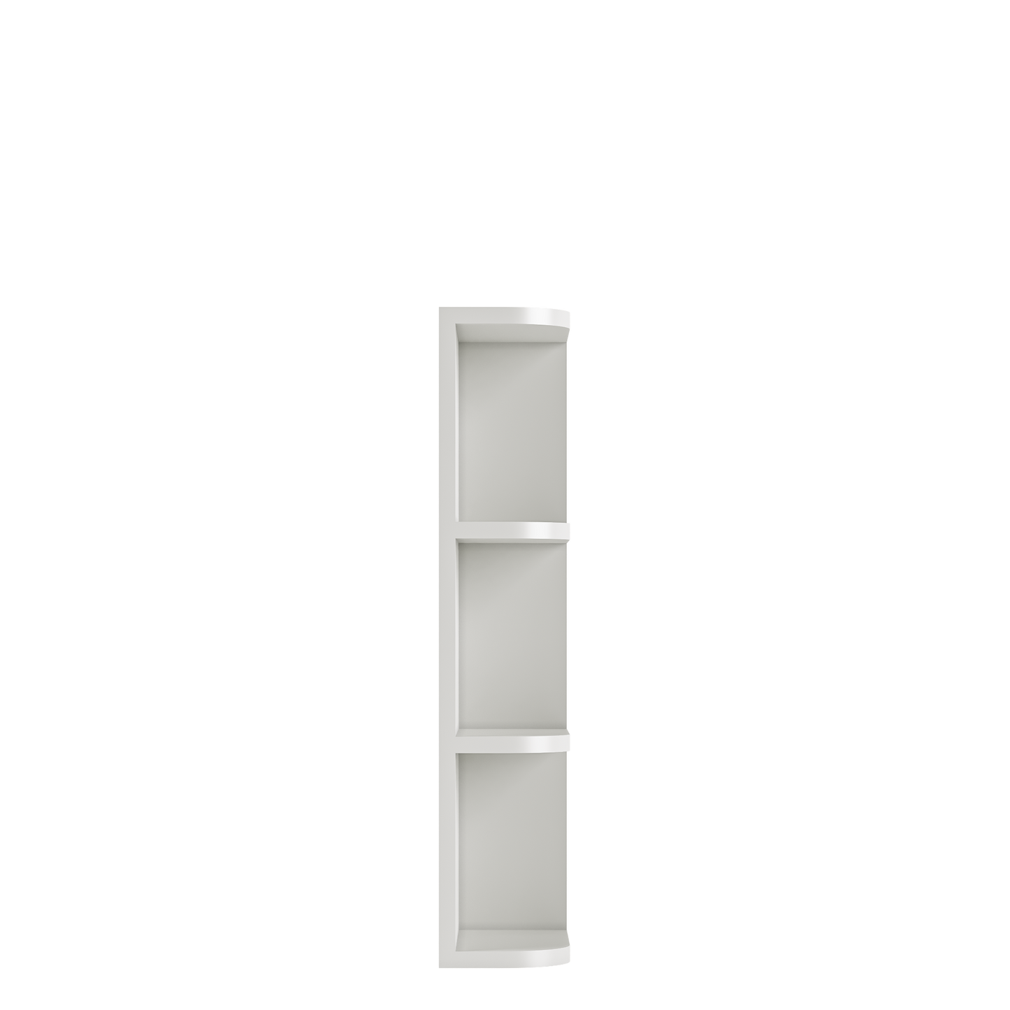 What-Not-Shelf Kitchen Cabinet WN630 Milan Pearl 6 in. width 30 in. height 12 in. depth - Kitchen Cabinets