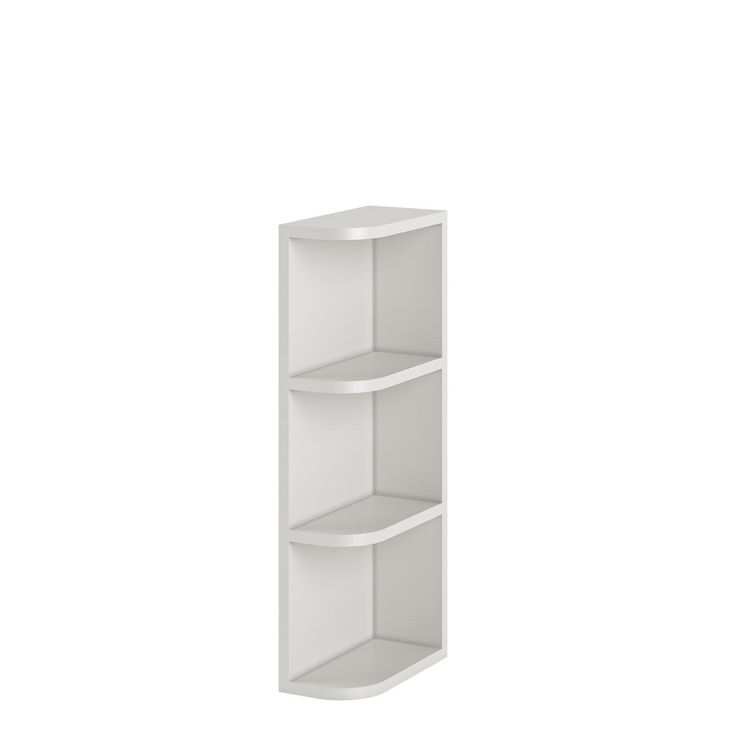 What-Not-Shelf Kitchen Cabinet WN630 Milan Pearl 6 in. width 30 in. height 12 in. depth - Kitchen Cabinets
