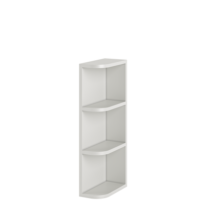 What-Not-Shelf Kitchen Cabinet WN630 Milan Pearl 6 in. width 30 in. height 12 in. depth - Kitchen Cabinets