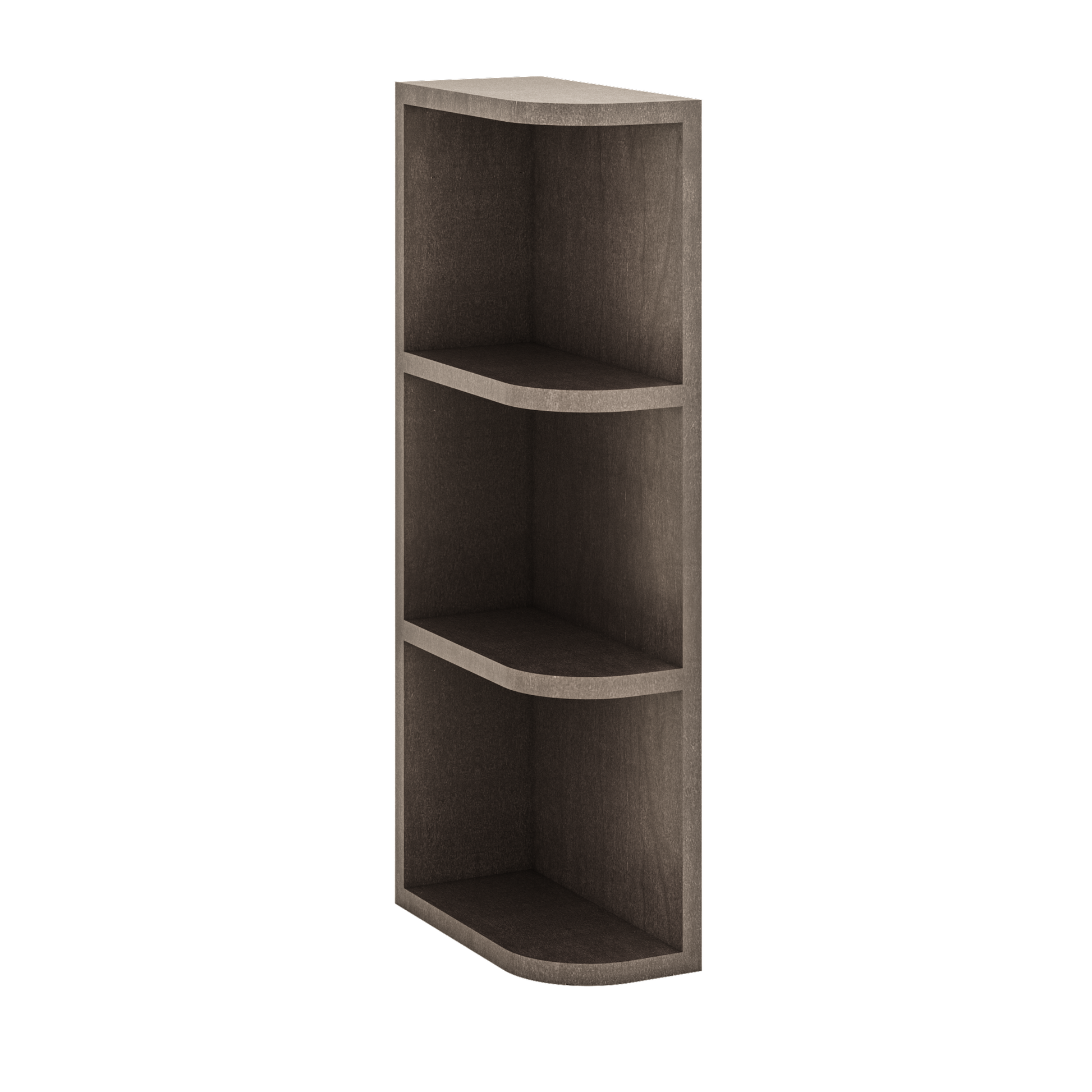 What-Not-Shelf Kitchen Cabinet WN630 Milan Slate 6 in. width 30 in. height 12 in. depth - Kitchen Cabinets