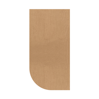 What-Not-Shelf Kitchen Cabinet WN630 Shaker Toffee LessCare 6 in. width 30 in. height 12 in. depth - Kitchen Cabinets