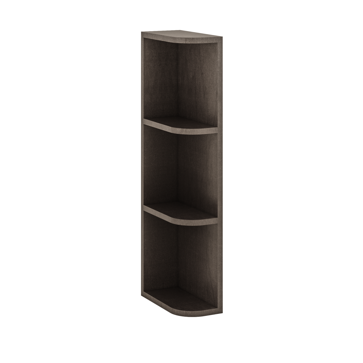 What-Not-Shelf Kitchen Cabinet WN636 Milan Slate 6 in. width 36 in. height 12 in. depth - Kitchen Cabinets