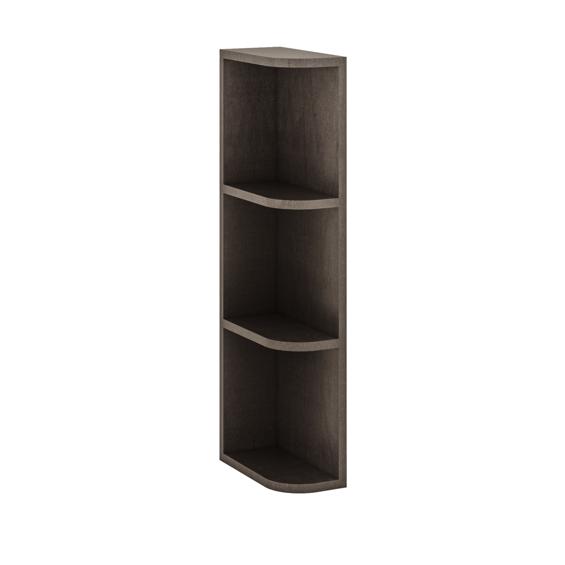 What-Not-Shelf Kitchen Cabinet WN636 Milan Slate 6 in. width 36 in. height 12 in. depth - Kitchen Cabinets