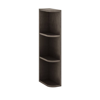 What-Not-Shelf Kitchen Cabinet WN636 Milan Slate 6 in. width 36 in. height 12 in. depth - Kitchen Cabinets