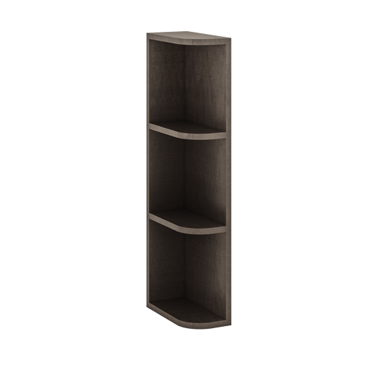 What-Not-Shelf Kitchen Cabinet WN636 Milan Slate 6 in. width 36 in. height 12 in. depth - Kitchen Cabinets