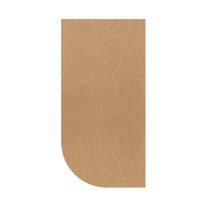 What-Not-Shelf Kitchen Cabinet WN636 Shaker Toffee LessCare 6 in. width 36 in. height 12 in. depth - Kitchen Cabinets