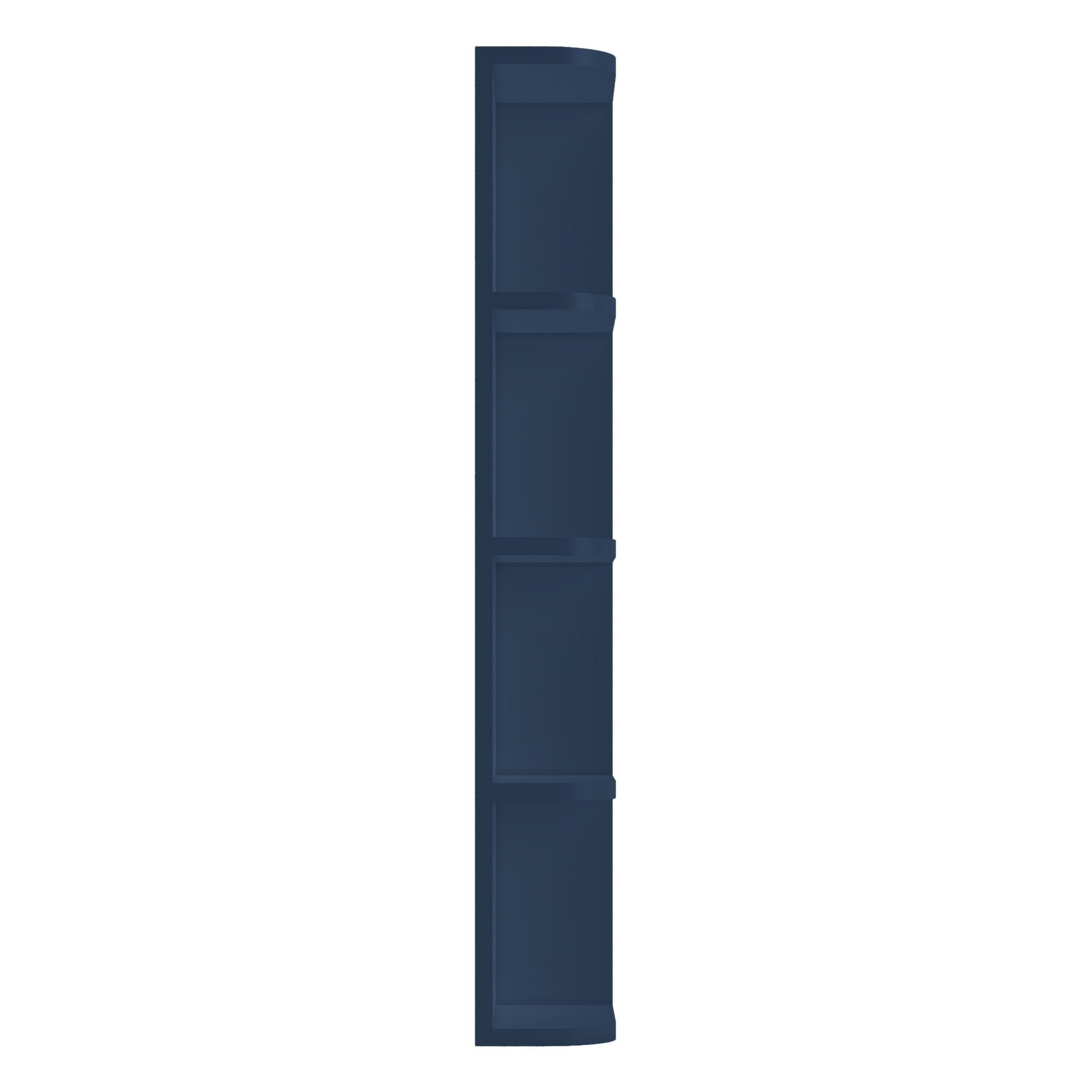 What-Not-Shelf Kitchen Cabinet WN642 Danbury Blue LessCare 6 in. width 42 in. height 12 in. depth - Kitchen Cabinets