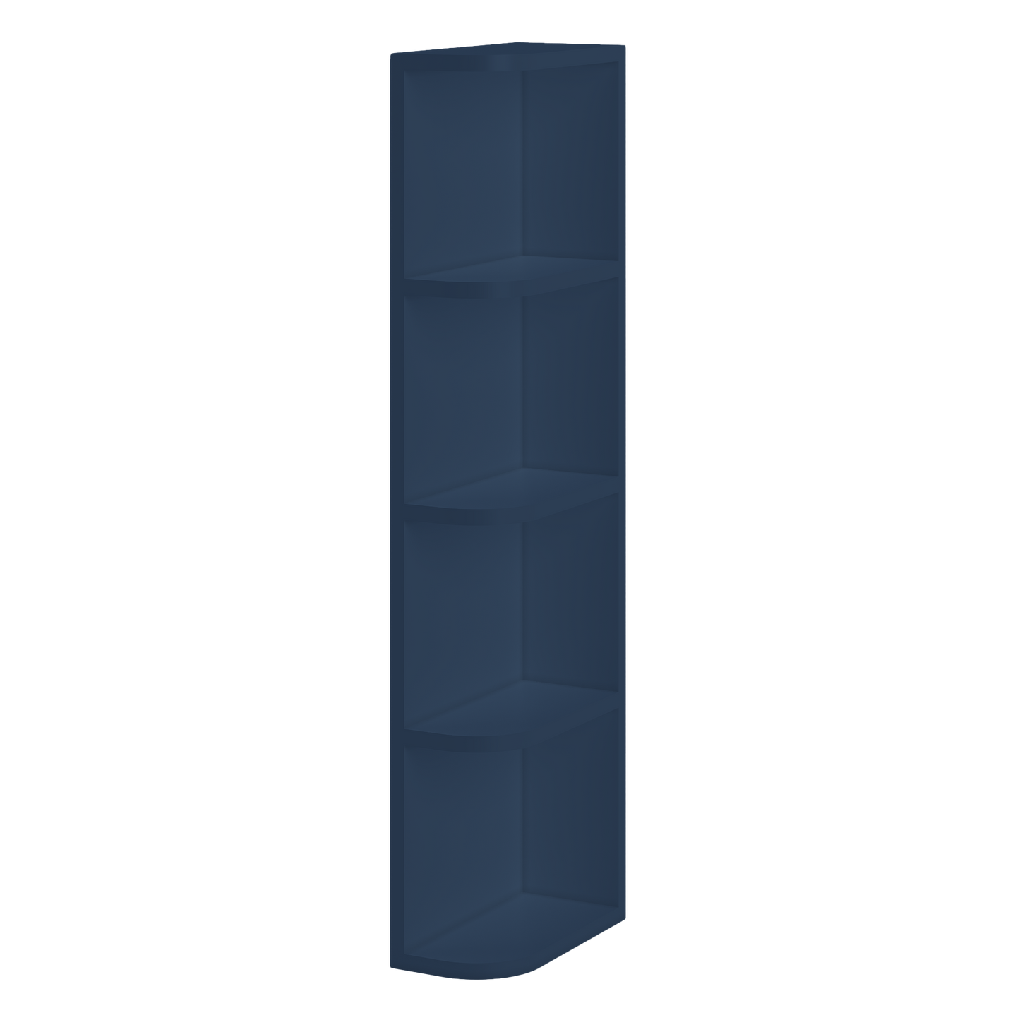 What-Not-Shelf Kitchen Cabinet WN642 Danbury Blue LessCare 6 in. width 42 in. height 12 in. depth - Kitchen Cabinets