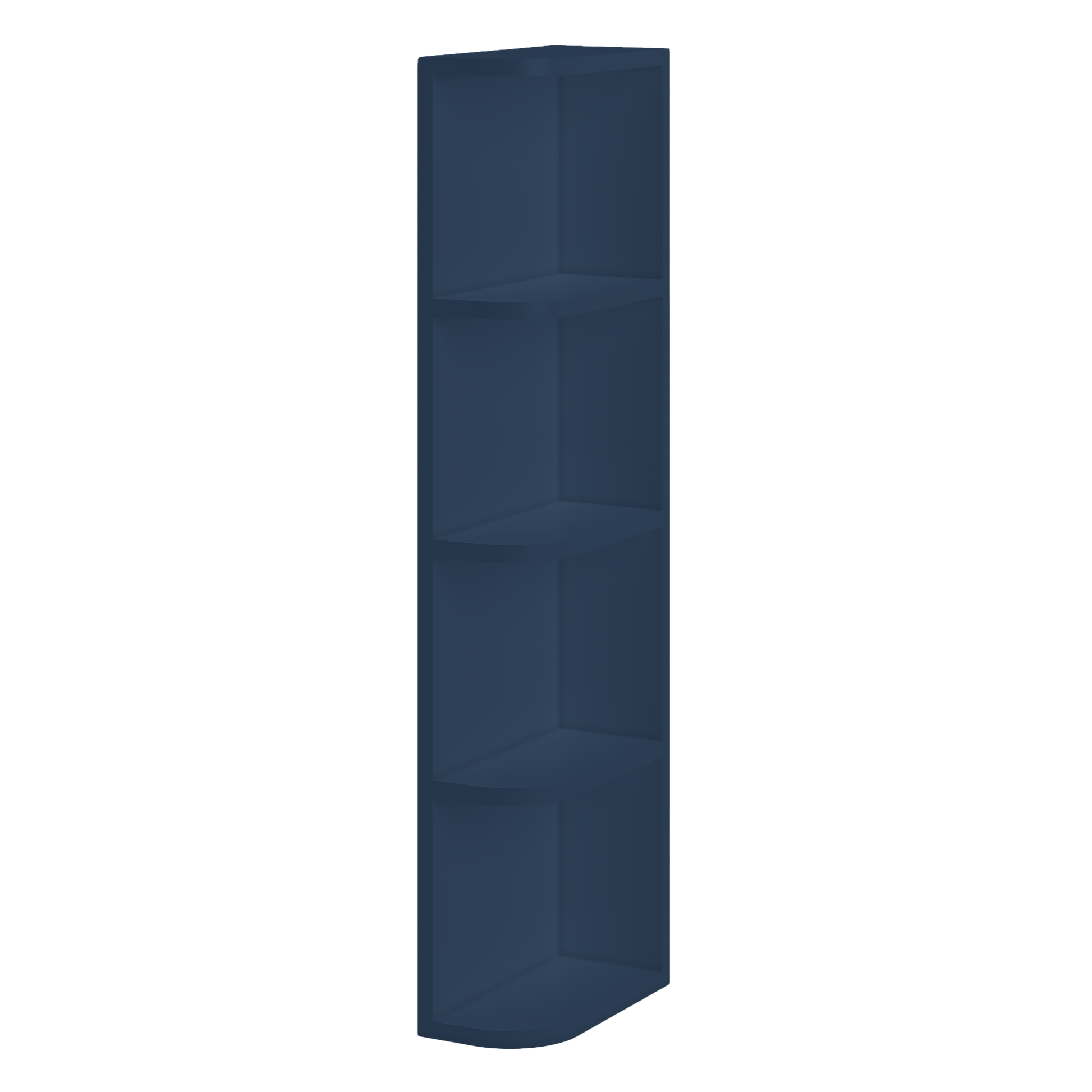 What-Not-Shelf Kitchen Cabinet WN642 Danbury Blue LessCare 6 in. width 42 in. height 12 in. depth - Kitchen Cabinets