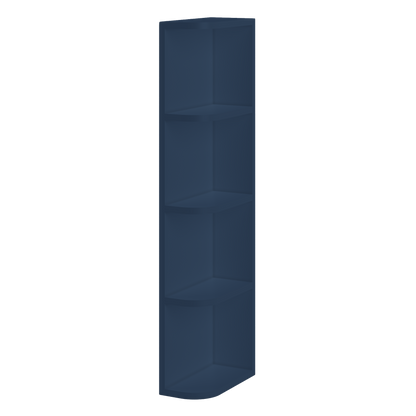 What-Not-Shelf Kitchen Cabinet WN642 Danbury Blue LessCare 6 in. width 42 in. height 12 in. depth - Kitchen Cabinets
