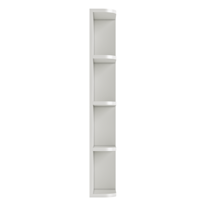 What-Not-Shelf Kitchen Cabinet WN642 Milan Pearl 6 in. width 42 in. height 12 in. depth - Kitchen Cabinets