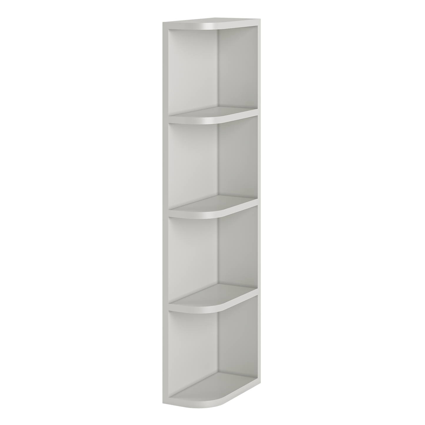 What-Not-Shelf Kitchen Cabinet WN642 Milan Pearl 6 in. width 42 in. height 12 in. depth - Kitchen Cabinets