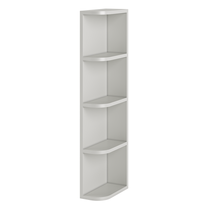 What-Not-Shelf Kitchen Cabinet WN642 Milan Pearl 6 in. width 42 in. height 12 in. depth - Kitchen Cabinets