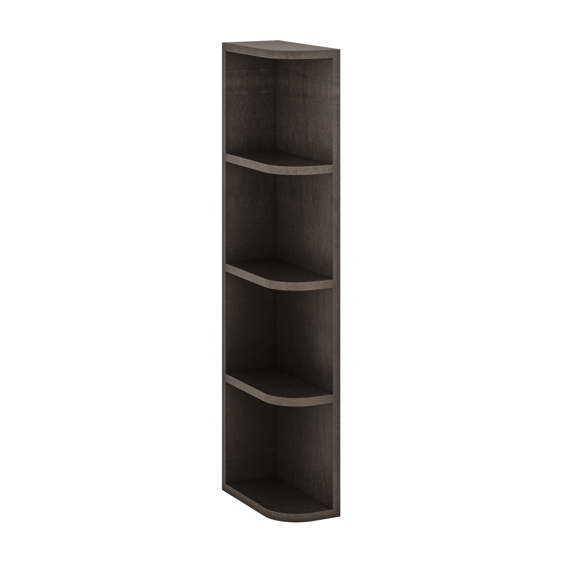 What-Not-Shelf Kitchen Cabinet WN642 Milan Slate 6 in. width 42 in. height 12 in. depth - Kitchen Cabinets