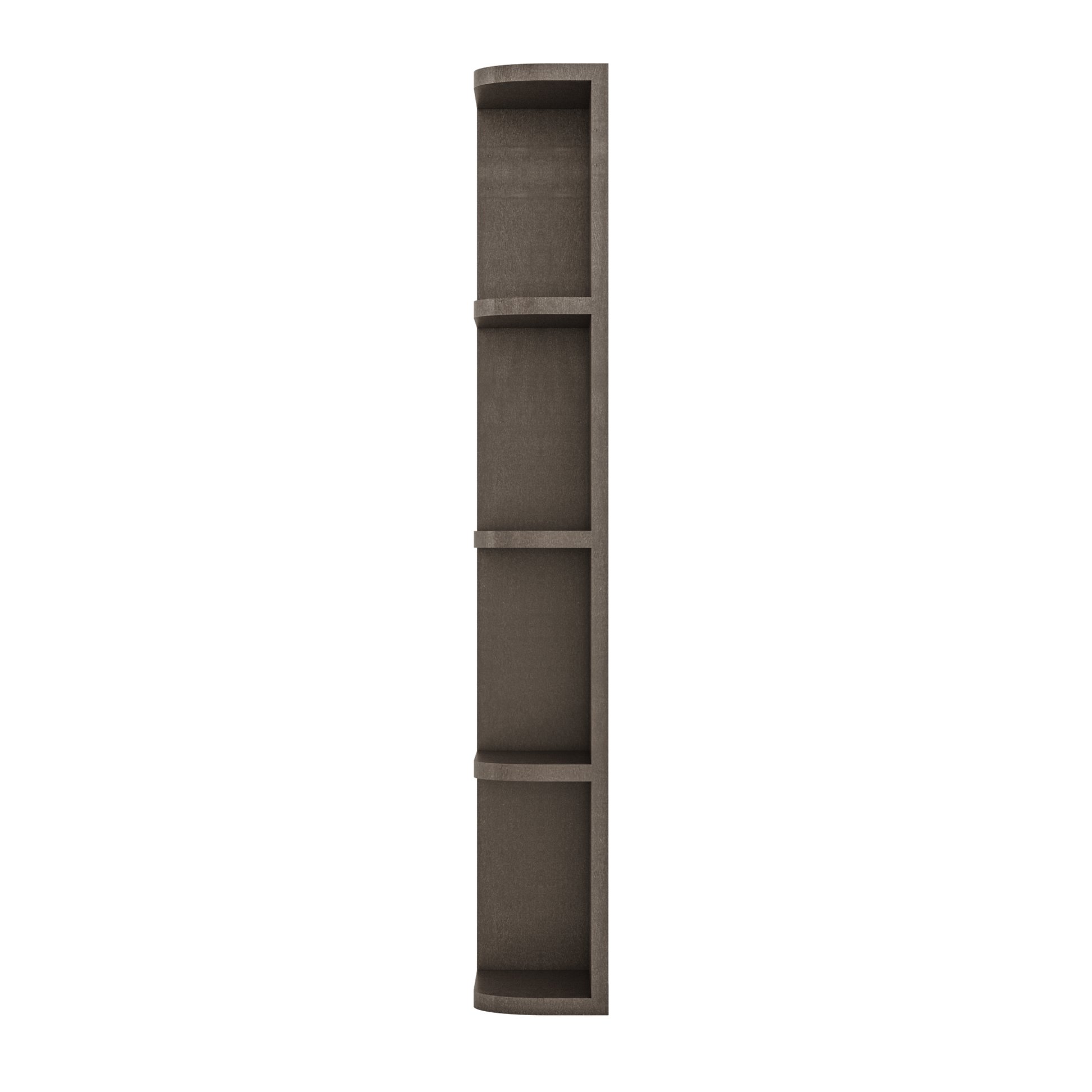 What-Not-Shelf Kitchen Cabinet WN642 Milan Slate 6 in. width 42 in. height 12 in. depth - Kitchen Cabinets