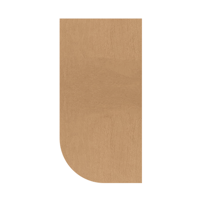 What-Not-Shelf Kitchen Cabinet WN642 Shaker Toffee LessCare 6 in. width 42 in. height 12 in. depth - Kitchen Cabinets