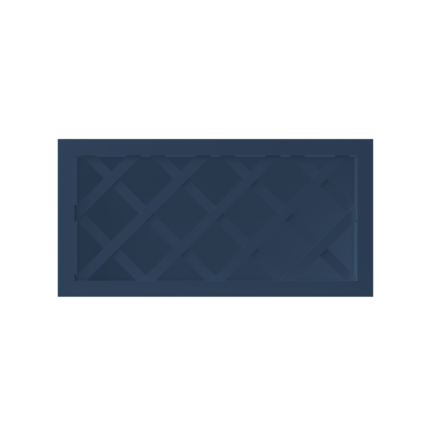 Wine Rack Kitchen Cabinet WR3015 Danbury Blue LessCare 30 in. width 15 in. height 12 in. depth - Kitchen Cabinets