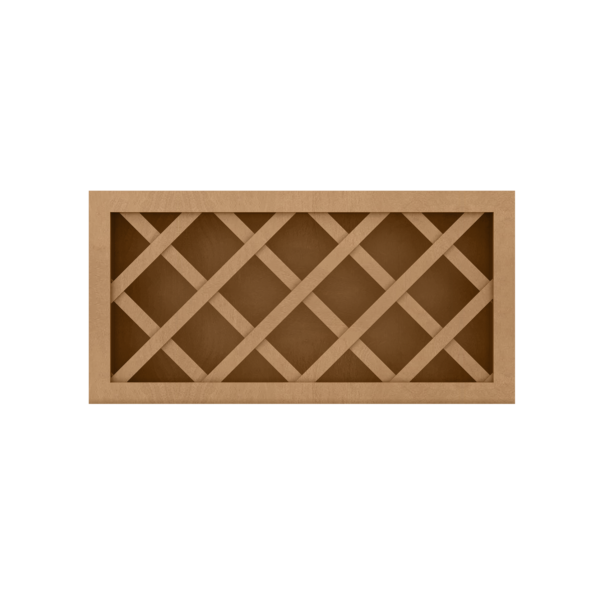 Wine Rack Kitchen Cabinet WR3015 Shaker Toffee LessCare 30 in. width 15 in. height 12 in. depth - Kitchen Cabinets