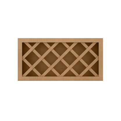 Wine Rack Kitchen Cabinet WR3015 Shaker Toffee LessCare 30 in. width 15 in. height 12 in. depth - Kitchen Cabinets