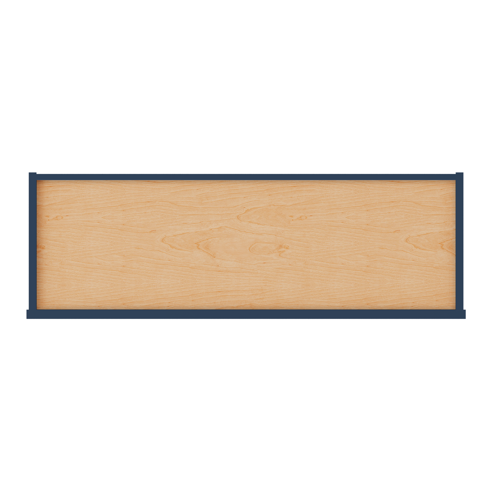 Wine Rack Kitchen Cabinet WR3615 Danbury Blue LessCare 36 in. width 15 in. height 12 in. depth - Kitchen Cabinets