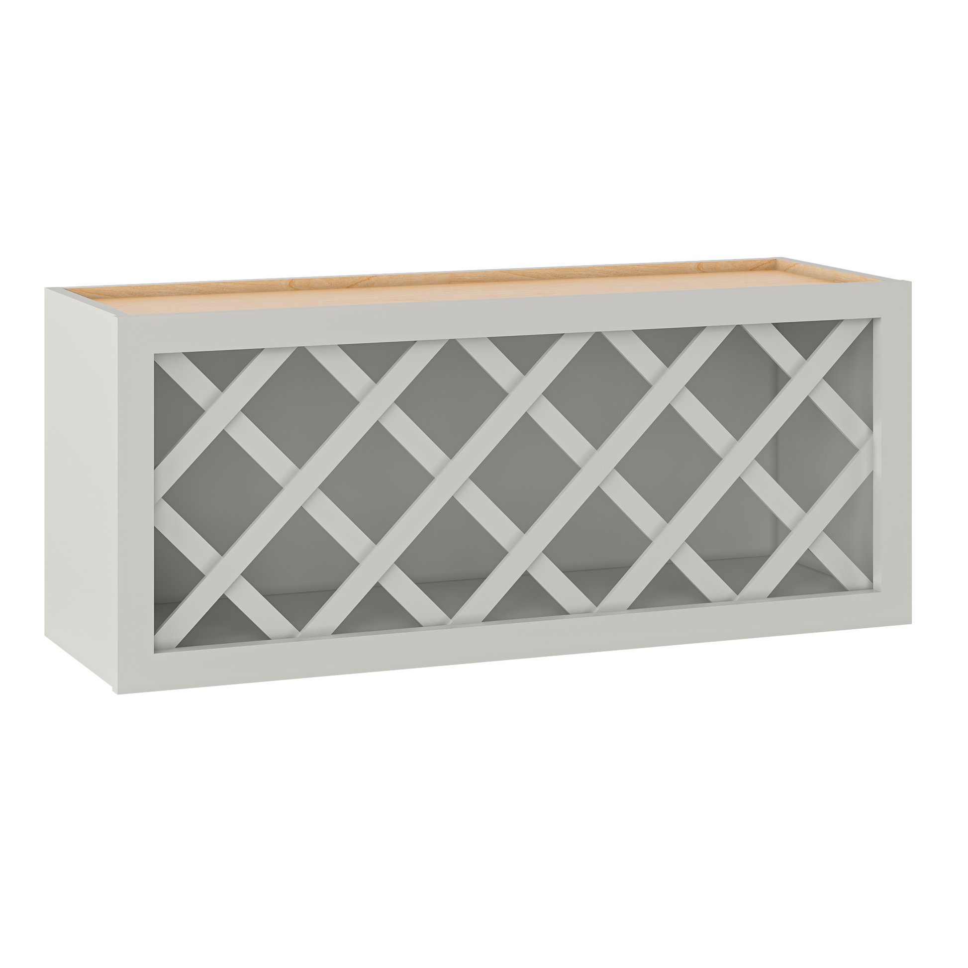 Wine Rack Kitchen Cabinet WR3615 Milan Pearl 36 in. width 15 in. height 12 in. depth - Kitchen Cabinets