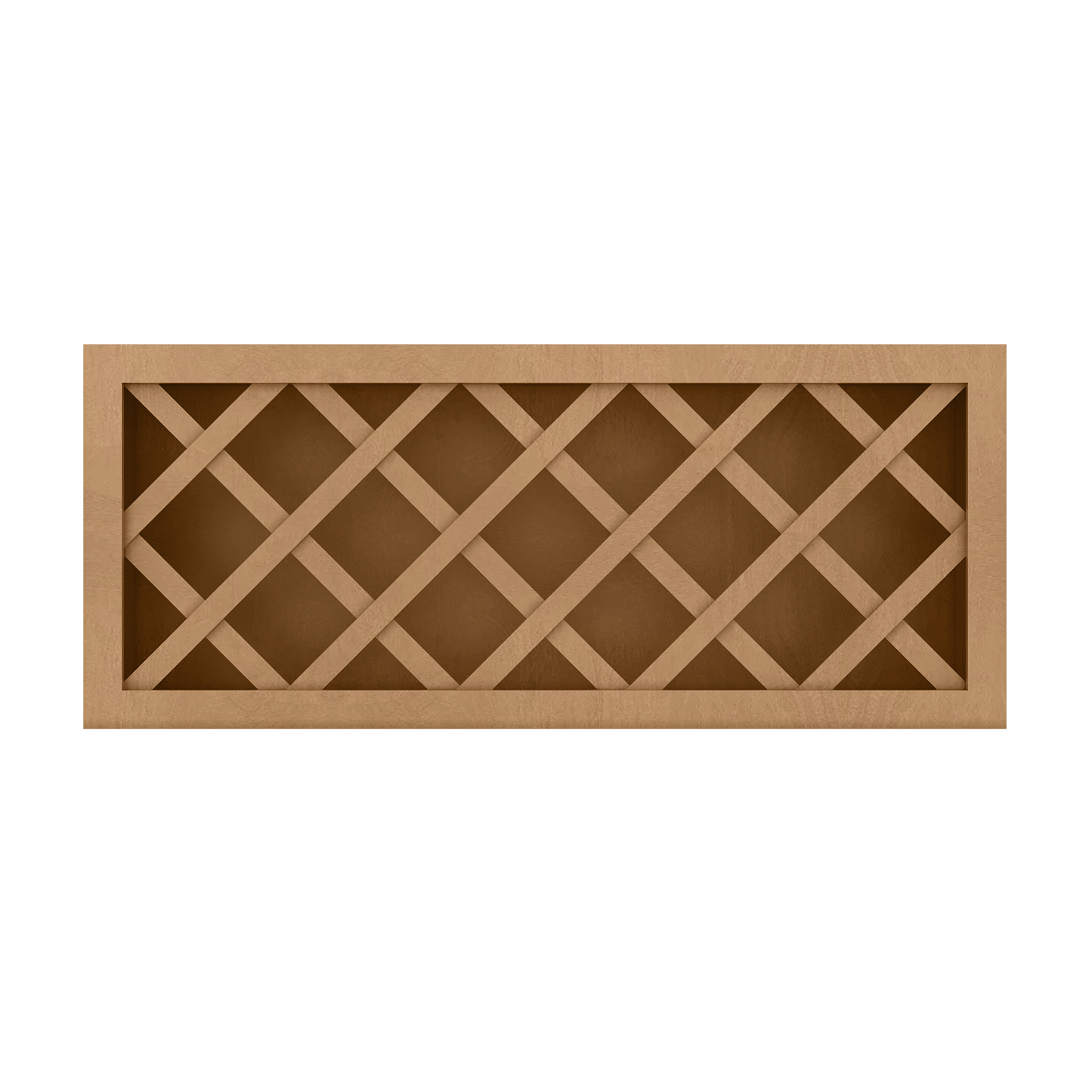 Wine Rack Kitchen Cabinet WR3615 Shaker Toffee LessCare 36 in. width 15 in. height 12 in. depth - Kitchen Cabinets