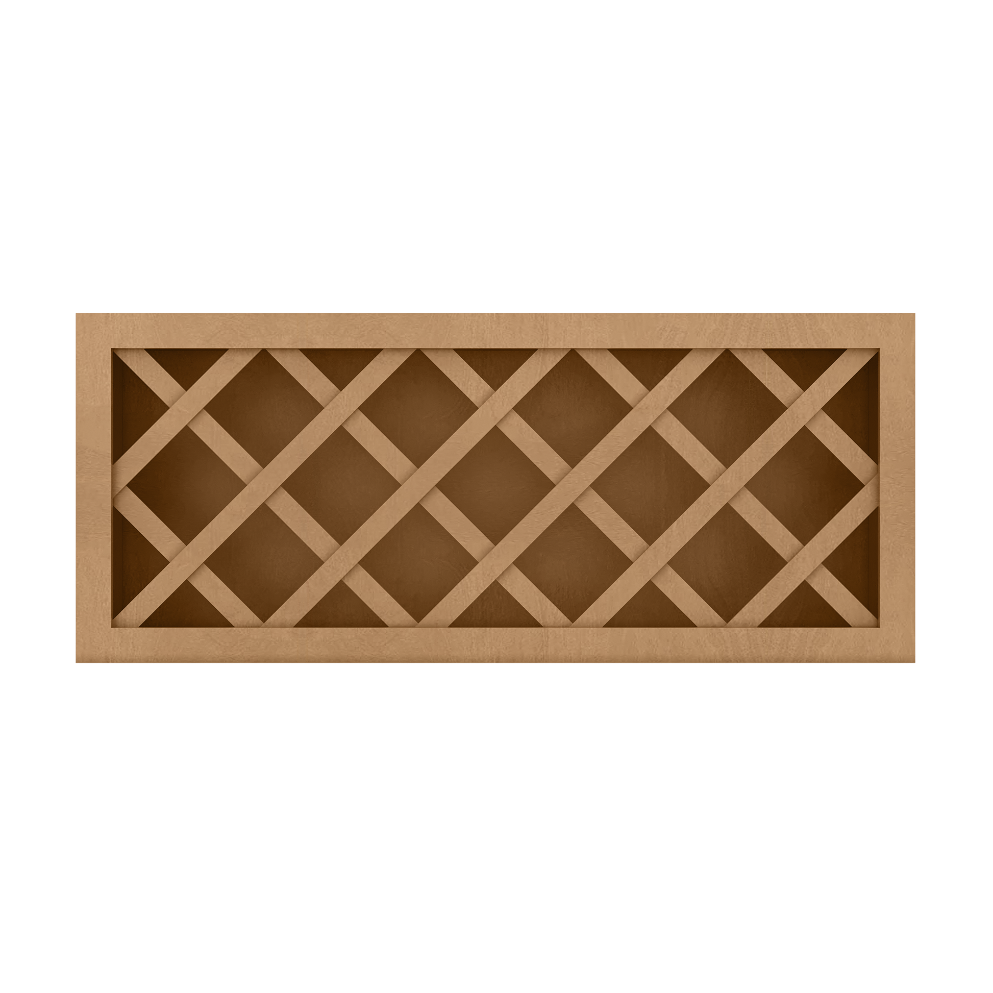 Wine Rack Kitchen Cabinet WR3615 Shaker Toffee LessCare 36 in. width 15 in. height 12 in. depth - Kitchen Cabinets