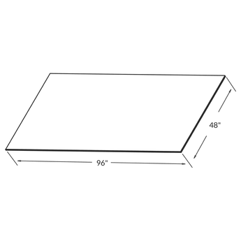 Back Panel Molding BP4896 Newport LessCare 96 in. width 48 in. height 0.125 in. depth