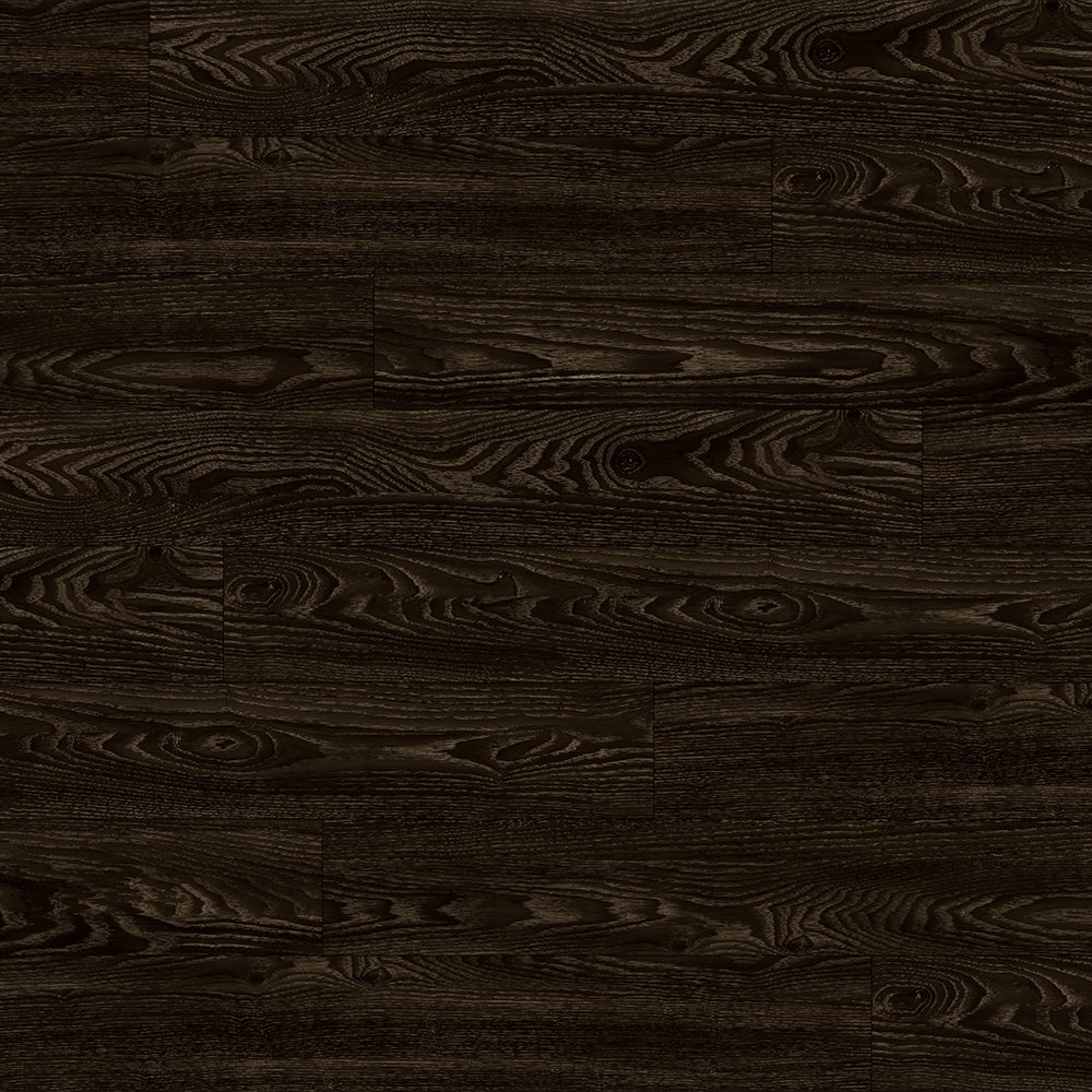 Espresso Oak SPC Rigid Luxury Vinyl Waterproof Flooring 5.5 mm with Padding