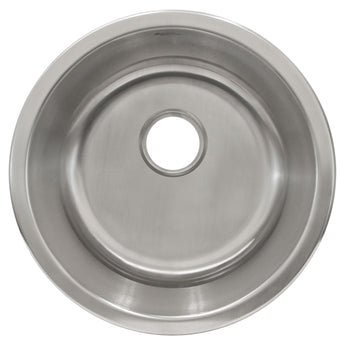 Stainless Steel Single Bowl Bar or Prep Sink L101 Top or Undermount