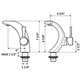 Modern Bathroom Faucet LB16B