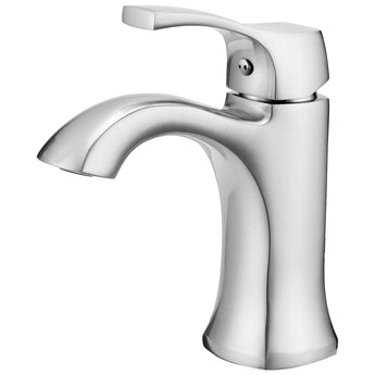 Modern Bathroom or Bar Faucet LB21B Brushed Nickel