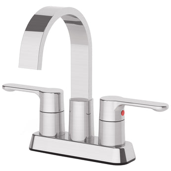 Modern Bathroom or Bar Faucet LB23B Brushed Nickel