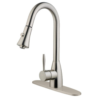 Pull Out Kitchen Faucet LK10B Brushed Nickel Finish