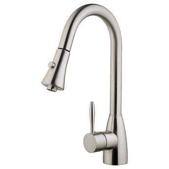 Pull Out Kitchen Faucet LK10B Brushed Nickel Finish