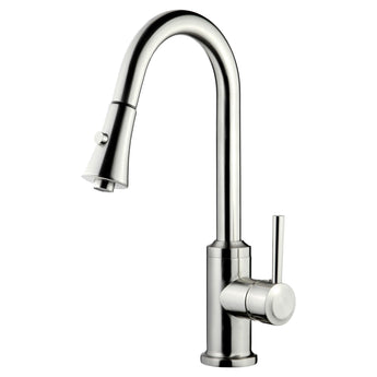 Pull Out Kitchen Faucet LK11B Brushed Nickel Finish