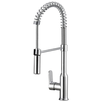 Modern Spring-Type Kitchen Faucet LK18C Chrome