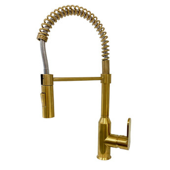 Modern Spring-Type Kitchen Faucet LK18G Gold