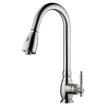 Pull Down Kitchen Faucet LK6B Brushed Nickel