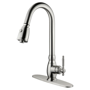 Pull Down Kitchen Faucet LK6B Brushed Nickel