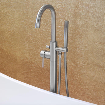 Freestanding Bathtub Faucet LS5B Brushed Nickel