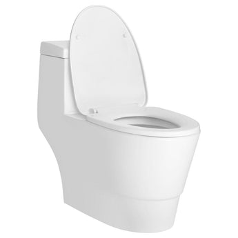 Dual Flush Elongated One Piece Ceramic LT3 Toilet.