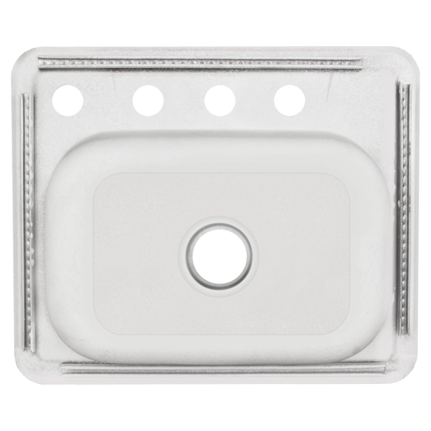 25 in. Drop-in Single Bowl 20-Gauge Durable Satin Stainless Steel Kitchen Sink LT84