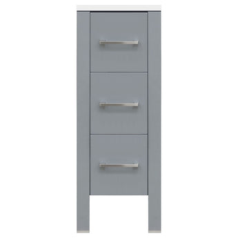 12" Modern Vanity Drawer Base (Gray)