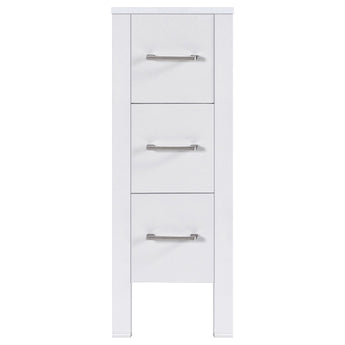 12" Modern Vanity Drawer Base (White)