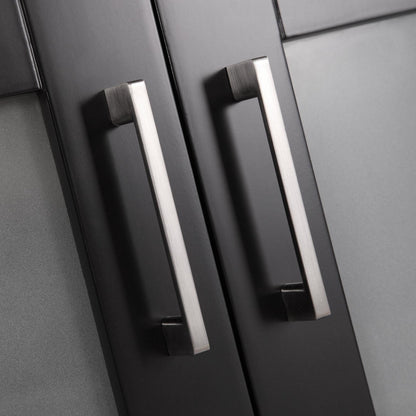 36" Modern Vanity Sink Base with Mirror and Vessel Sink (Espresso)